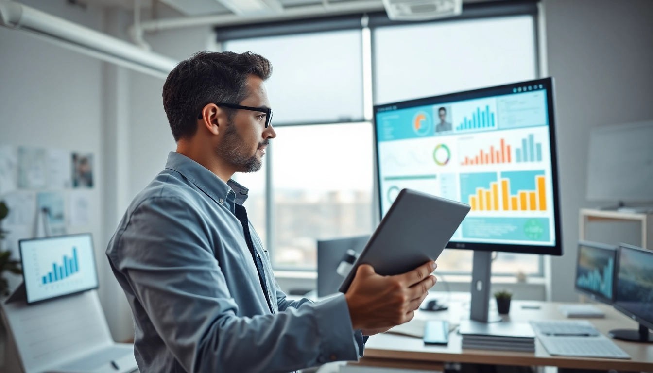 Headhunter IT in office discussing candidate profiles with technology specialists