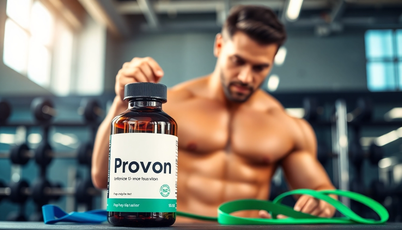Proviron kaufen zur Unterstützung der Fitnessziele in einem modernen Fitnessstudio.