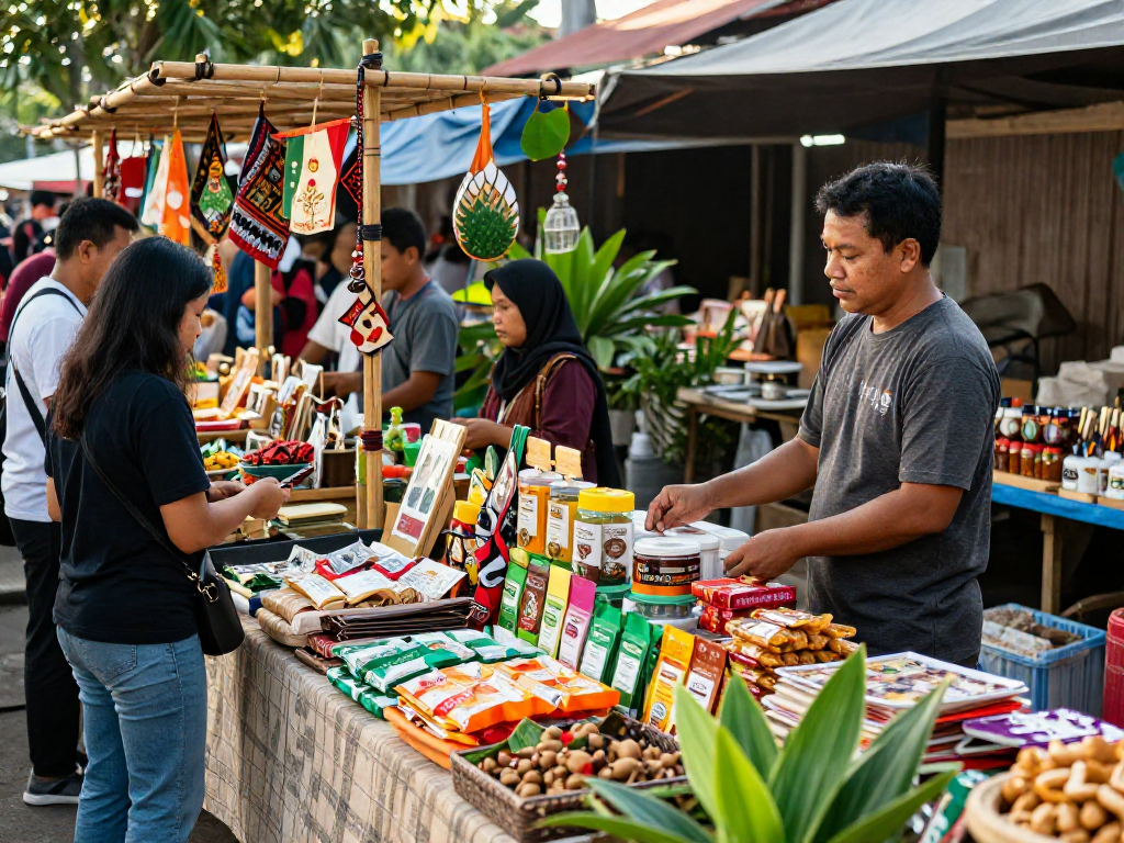 Discover local crafts and artisanal goods at rokok88’s vibrant marketplace, showcasing the best of Indonesian UMKM products.
