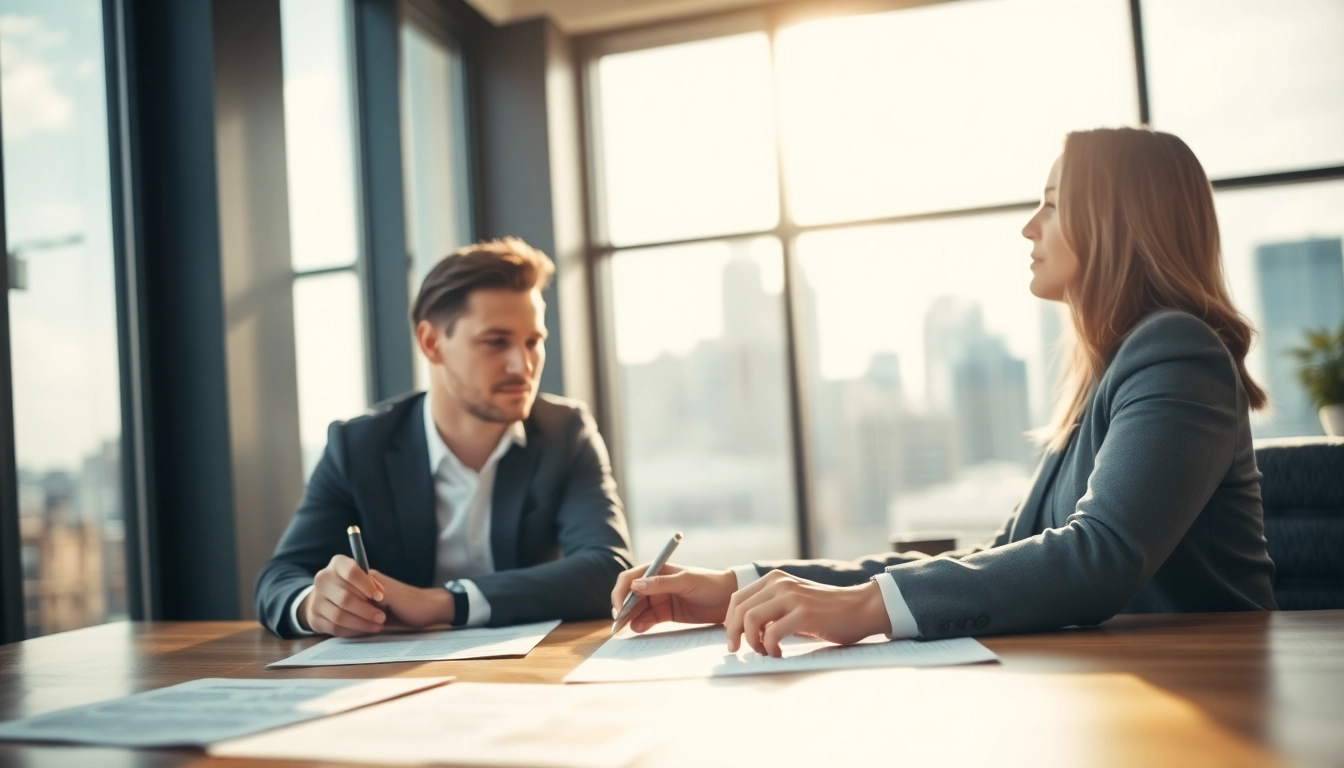 Efficient Hausverkauf bei Scheidung durch ein professionelles Team in einem modernen Büro.